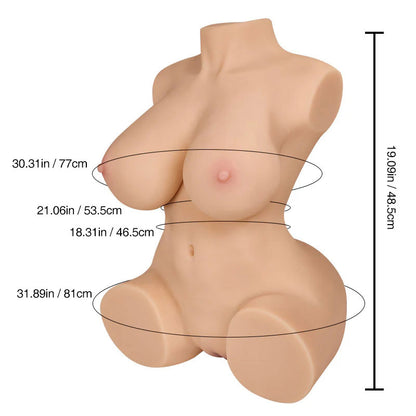 Britney 2.0: Torso Sexual de 12.4 Kg con Senos Grandes