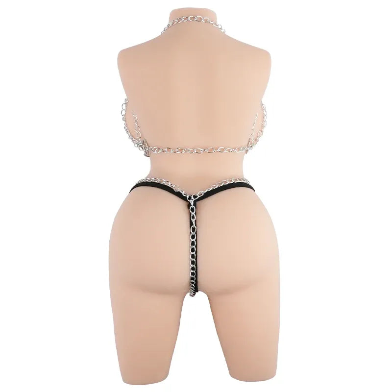 Sarina: Torso Sexual Trans de 9 Kg con Gran Pene y Senos Blandos