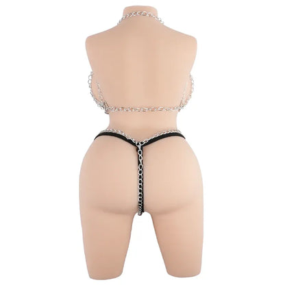 Sarina: Torso Sexual Trans de 9 Kg con Gran Pene y Senos Blandos